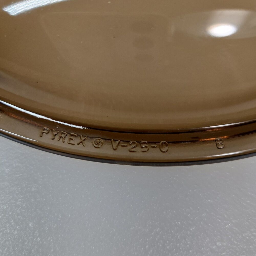 VTG Corning Visions 3.5L Amber Glass Dutch Oven Stock Pot with Lid France - Picture 6 of 8